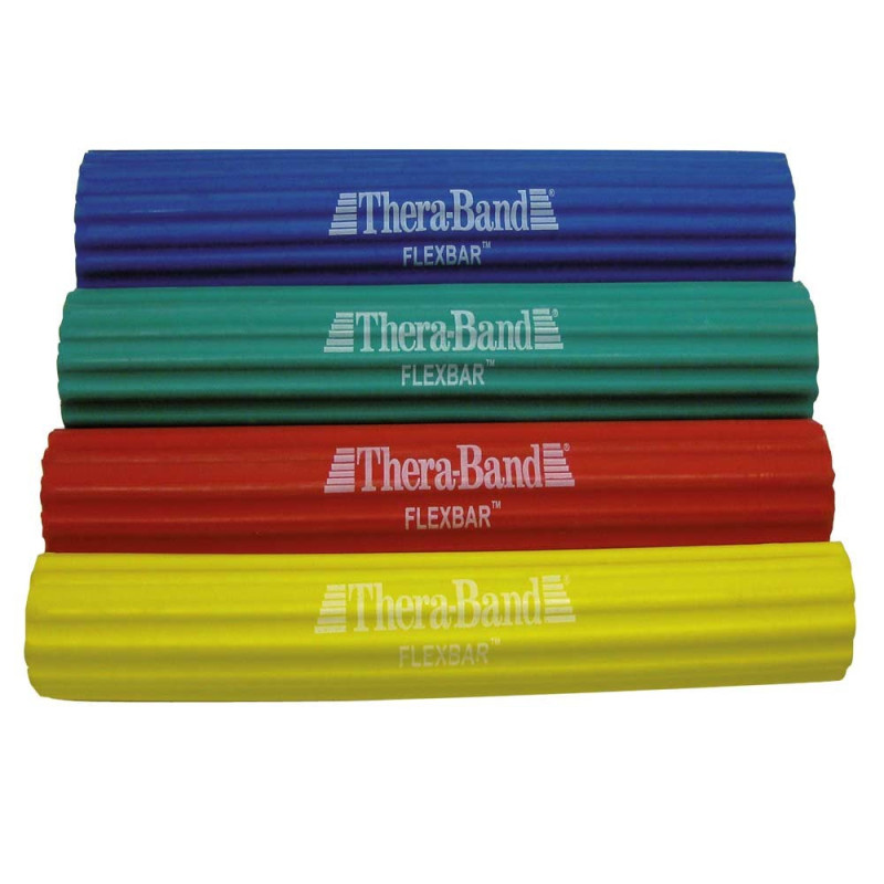 Barre flexible TheraBand Flexbar, 4 résistances Barre flexible TheraBand Flexbar, 4 résistances