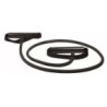 Tube TheraBand 120 cm avec poignées, 5 résistances