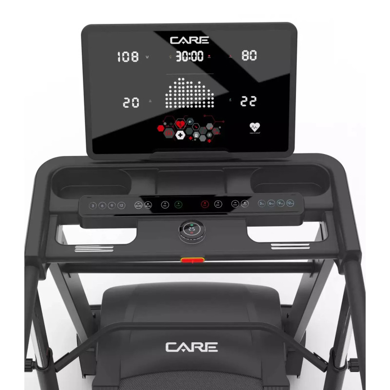 Tapis de course Care MED 740 avec barres et inclinaison