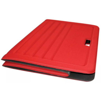 Tapis de sol pliant antibactérien rouge, 170 x 70 cm