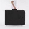 Table de massage pliante Mediclinic Alpha Wood, noire Table de massage pliante Mediclinic Alpha Wood, noire