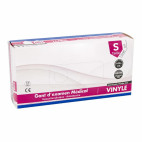 Gants vinyle non poudrés MEDICLINIC sans latex - boîte 100
