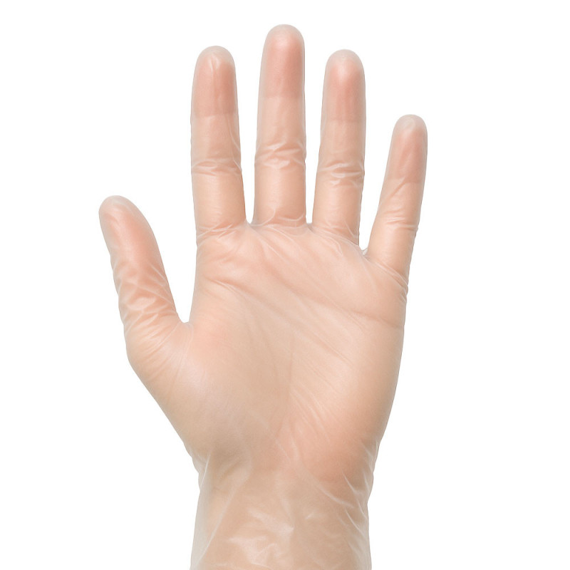 Gants vinyle non poudrés MEDICLINIC sans latex - boîte 100