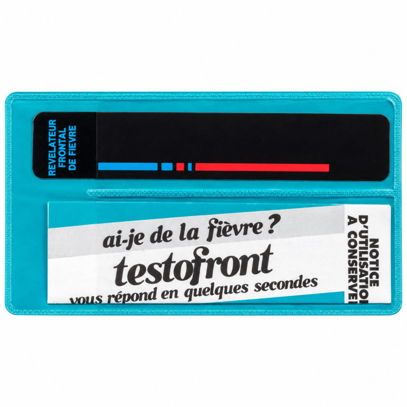 Thermomètre frontal Thermofront à cristaux liquides