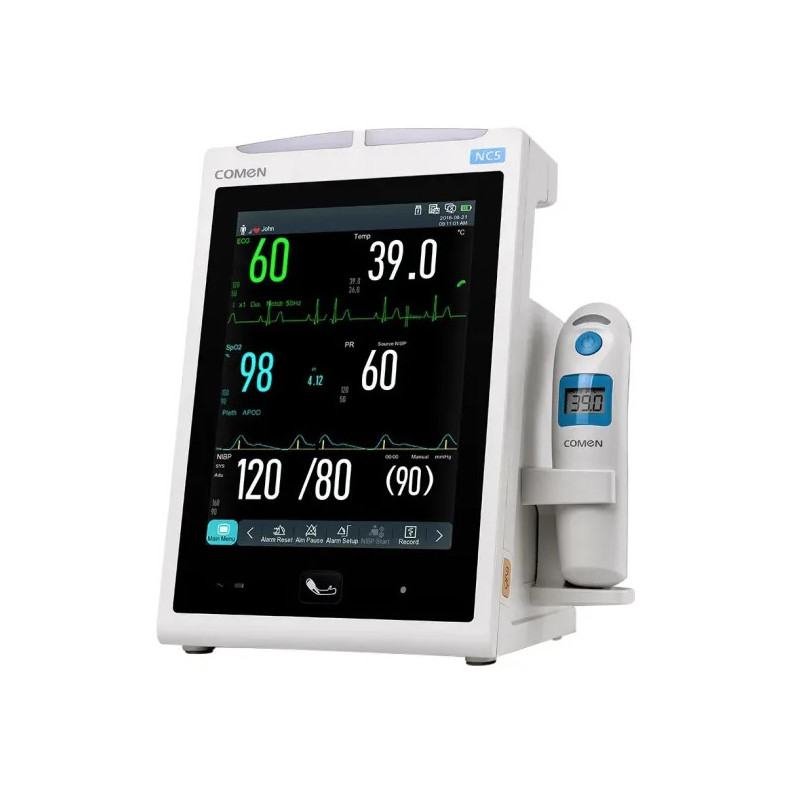Moniteur NC5 COMEN 8 pouces tactile, PNI SpO2 patient Moniteur NC5 COMEN 8 pouces tactile, PNI SpO2 patient