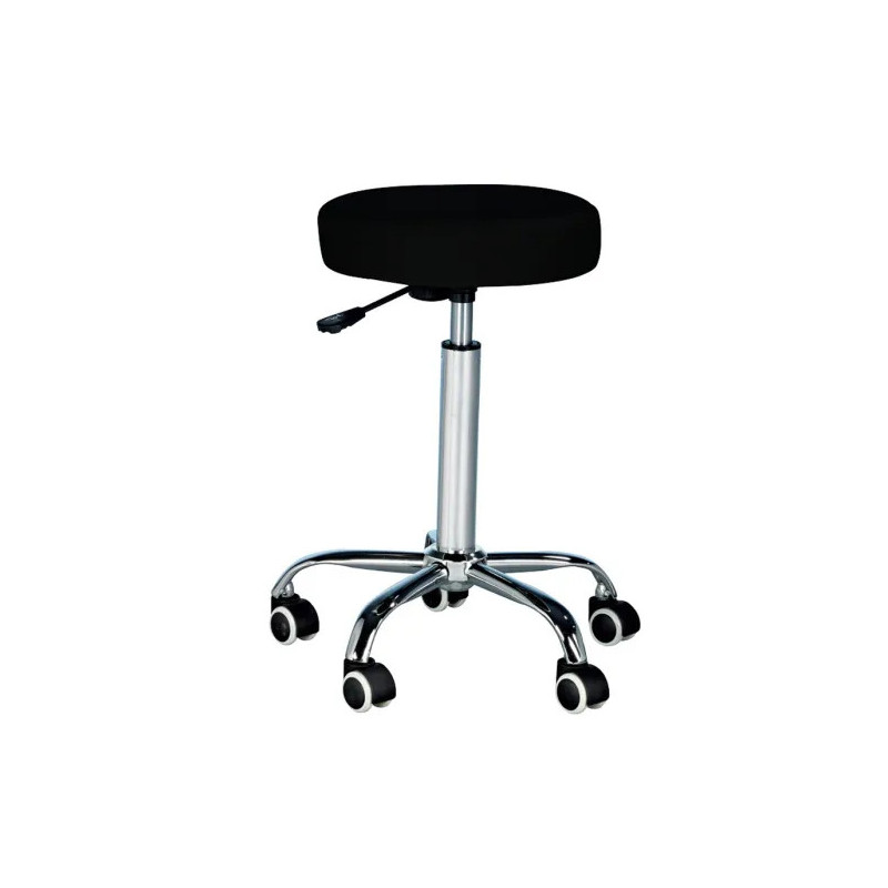 Tabouret médical réglable alu MEDICLINIC, assise Ø 40 cm