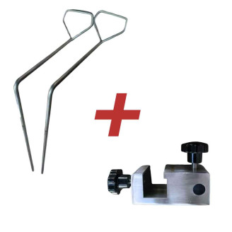 Étriers + étaux Gyn Med MEDICLINIC inox pack 2 + 2