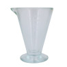 Verre à pied gradué 250 ml SANS MARQUE