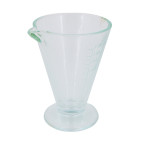 Verre à pied gradué 250 ml SANS MARQUE