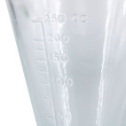 Verre à pied gradué 250 ml SANS MARQUE
