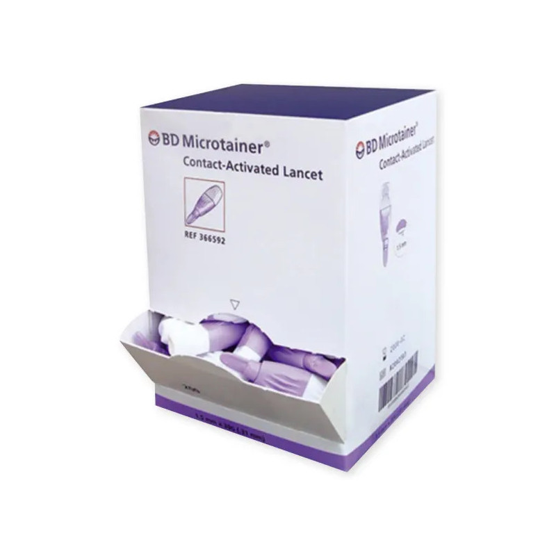 Lancettes BD Microtainer Contact 30G auto-rétractables x200