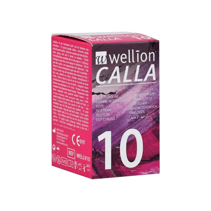Bandelettes test Wellion Calla pour Calla Light - boîte de 10