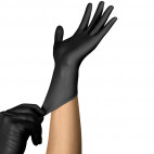 gants nitrile noirs