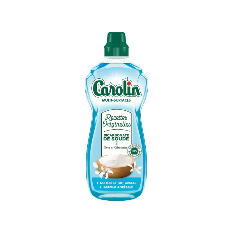 Carolin nettoyant multi-surfaces bicarbonate fleur citronnier 1 L