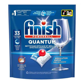 Finish Powerball Quantum pastilles lave-vaisselle 33 capsules