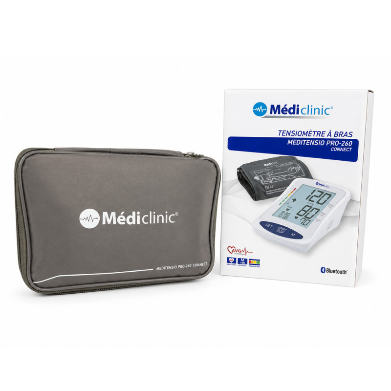 Tensiomètre bras Bluetooth Meditensio Pro-260 Connect Tensiomètre bras Bluetooth Meditensio Pro-260 Connect