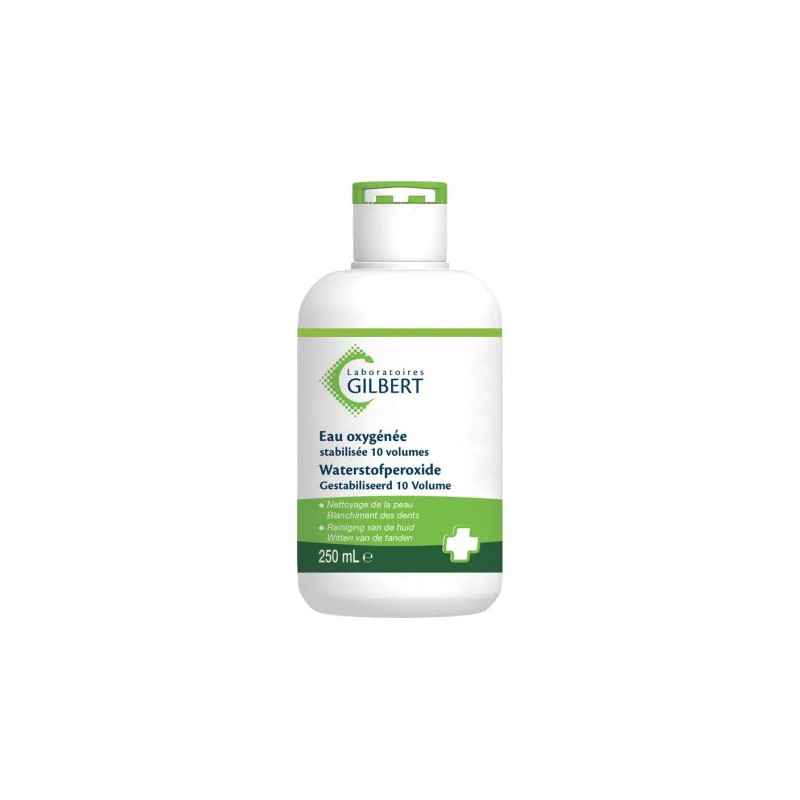 Eau oxygénée Gilbert, flacon de 250 ml
