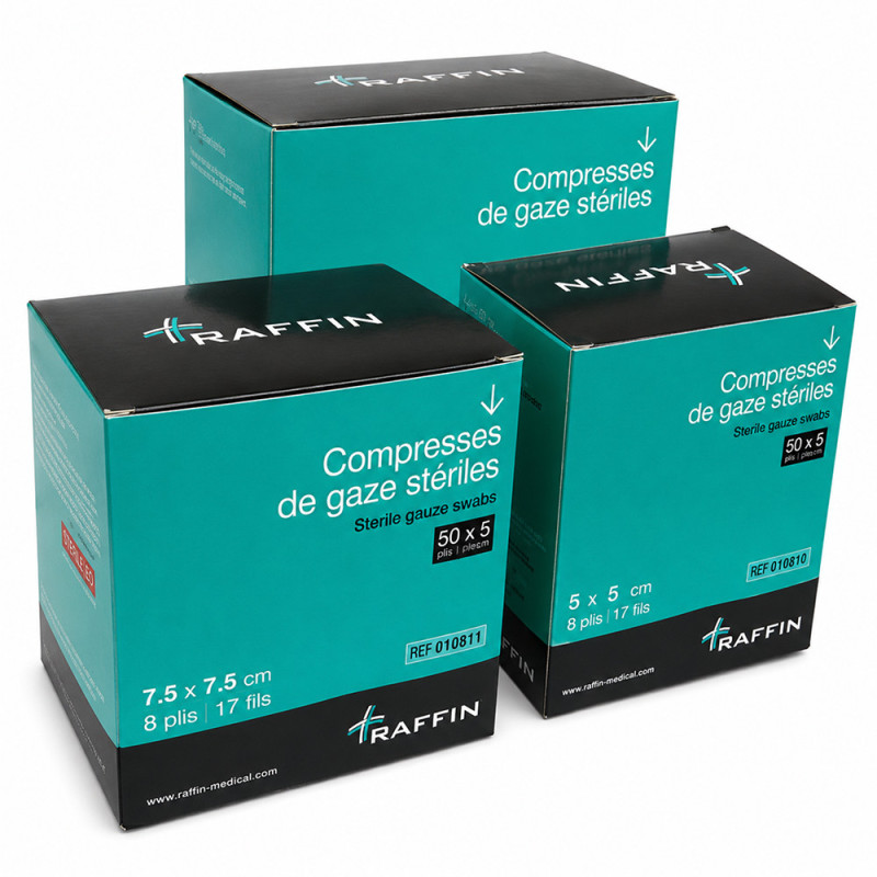 Compresses de gaze stériles Compresses de gaze stériles